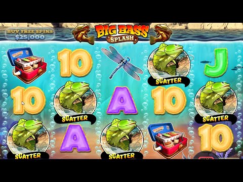 BIG BAS SPLASH🐟  5 SCATTERS – 20 FREE SPINS BIG CASINO WIN NEW RECORD – BONUS BUY ONLINE SLOT