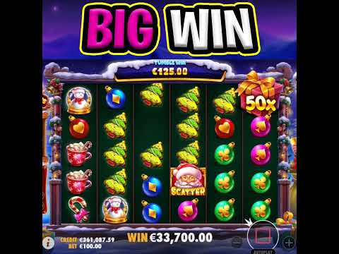 €30.000 MEGA JACKPOT BIG WIN 🤑 SANTA’S GREAT GIFT SLOT BONUS‼️ #shorts