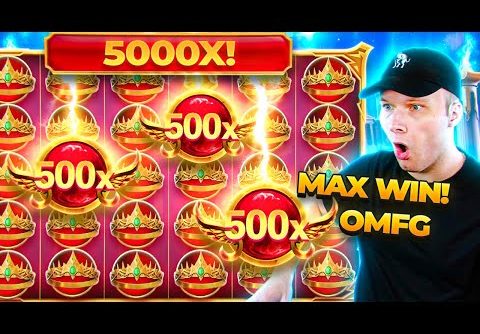 I GOT THE MOST INSANE MAX WIN ON GATES OF OLYMPUS EVER! (5000x)