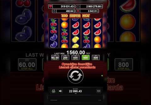 EGT 100 SÜPER HOT MUHTEŞEM KAZANÇ ALDIK #casino #game #gameplay #slot #jackpot #gaming #slotjackpot