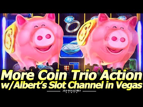 More Coin Trio Action in Las Vegas with Albert’s Slot Channel! Buying Bonuses at Orleans Casino!