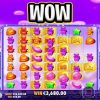 SUGAR RUSH SLOT 🤑 ONE SPIN BIG WIN BONUS WOW‼️ #shorts