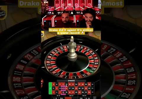 Drake Did it Again! It’s Almost a World Record! #drake #roulette #gambling #livecasino #bigwin