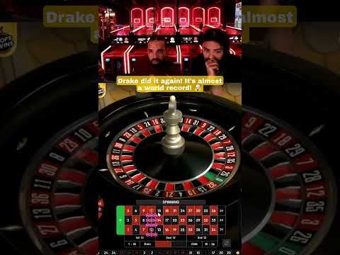 Drake Did it Again! It’s Almost a World Record! #drake #roulette #gambling #livecasino #bigwin