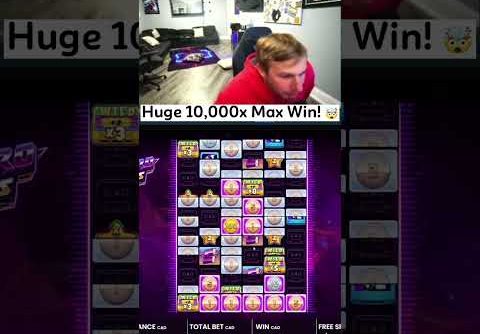 Huge 10,000x Max Win On Retro Tapes! (Insane!) #slots #maxwin #bigwin #gambling #casino #xposed