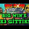 BİG BASS HOLD AND SPİNNER ~ LEVEL 3 BİG WİN !!! #bigbassholdspinner #bigwin #slot