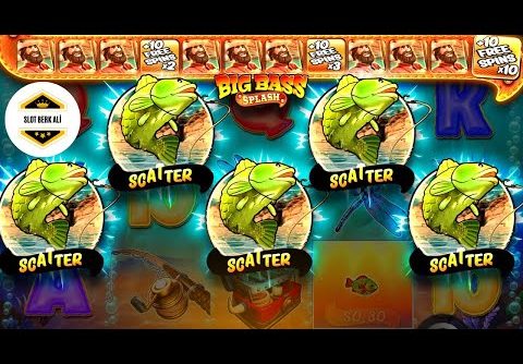 🐟 BİG BASS SPLASH 🐟 | MERDİVEN TAKTİĞİ İLE MAX BETTEN GİRDİK EFSANE KAZANÇ #slot #slotoyunları