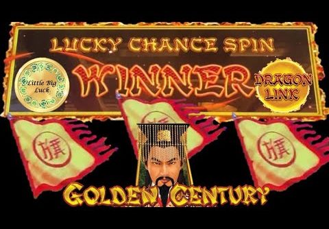 🍀 FLAG BONUS ON LUCKY CHANCE SPIN LEADS TO JACKPOT AND BIG WIN ON GOLDEN CENTURY DRAGON LINK!