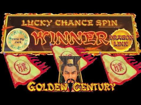 🍀 FLAG BONUS ON LUCKY CHANCE SPIN LEADS TO JACKPOT AND BIG WIN ON GOLDEN CENTURY DRAGON LINK!