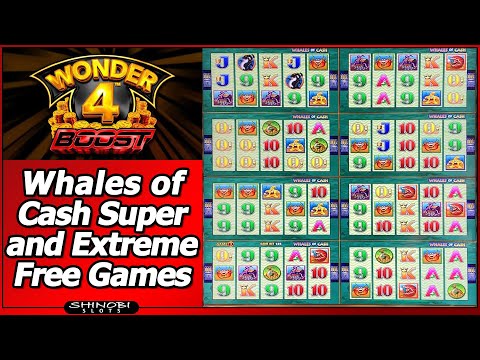Wonder 4 Boost Slot Machine – All Whales of Cash Live Play with Super and Extreme Free Games