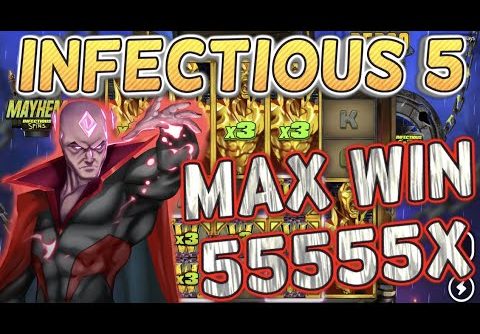 💥 PLAYER HITS INFECTIOUS 5 SLOT MAX WIN 🎰 (NOLIMIT CITY)
