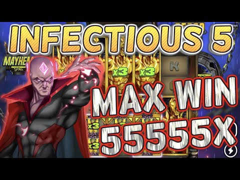💥 PLAYER HITS INFECTIOUS 5 SLOT MAX WIN 🎰 (NOLIMIT CITY)