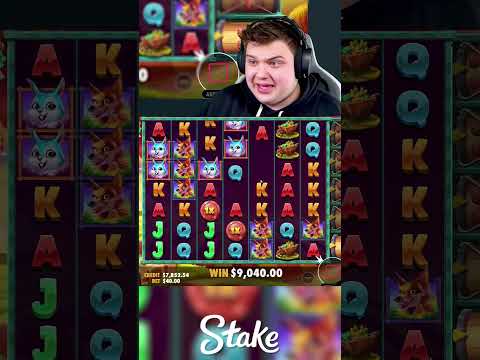 BIG MONEY On RABBIT GARDEN!! (BONUS BUYS) #slots #casino #rabbitgarden #shorts