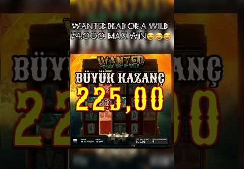 Wanted Dead Or A Wild 6 Bet Max Win #shorts #casino #slot #slotmachine