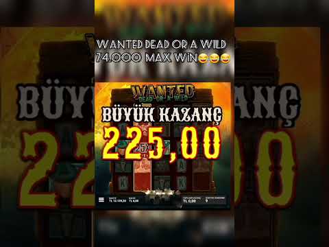 Wanted Dead Or A Wild 6 Bet Max Win #shorts #casino #slot #slotmachine