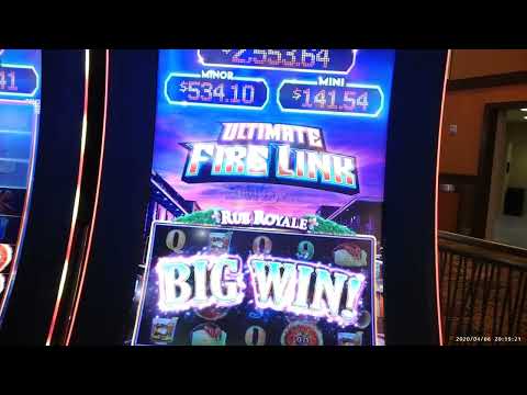 BIG WIN BONUS – Ultimate Fire Link Rue Royale Slot Machine win @mohegansun