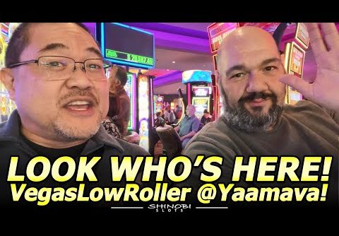 Look Who’s Here! @VegasLowRoller @Yaamava ! Mini Group Pull on Konami’s Lucky Drums