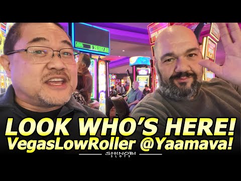 Look Who’s Here! @VegasLowRoller @Yaamava ! Mini Group Pull on Konami’s Lucky Drums