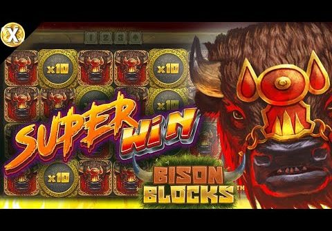 Bison Blocks 🤑 Super Massive Win! 🤑 NEW Online Slot – EPIC Big WIN – Stakelogic (Casino Supplier)