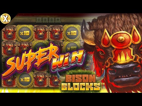 Bison Blocks 🤑 Super Massive Win! 🤑 NEW Online Slot – EPIC Big WIN – Stakelogic (Casino Supplier)