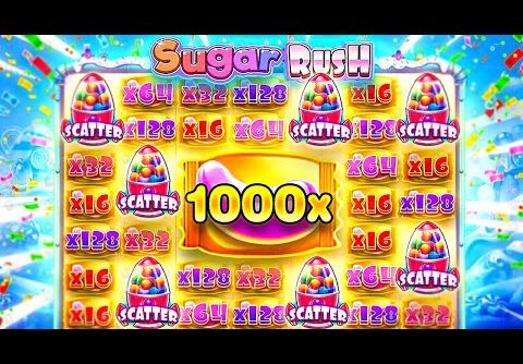 RARE 1000X WIN & DOUBLE RETRIGGER On SUGAR RUSH!!.. (MASSIVE PROFIT)