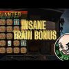 Super Good Train Bonus!! Really Big Win From Wanted Dead Or A Wild!!