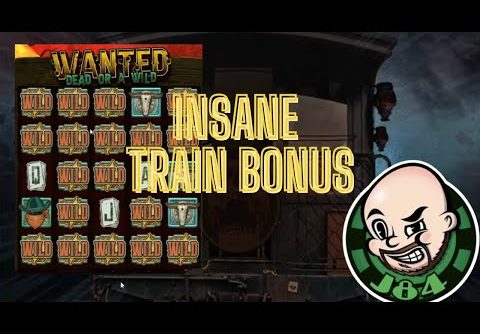 Super Good Train Bonus!! Really Big Win From Wanted Dead Or A Wild!!