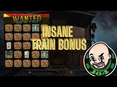 Super Good Train Bonus!! Really Big Win From Wanted Dead Or A Wild!!