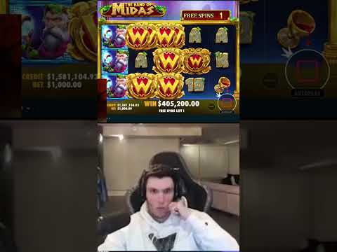 TRAINWRECKSTV 💰 HUGE WIN ON THE HAND OF MIDAS!