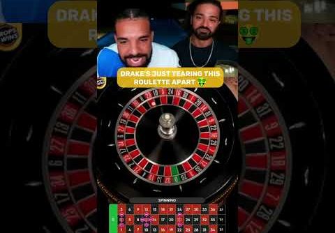 Drake’s Just Tearing this Roulette Apart! #drake #roulette #gambling #bigwin #biggestwin