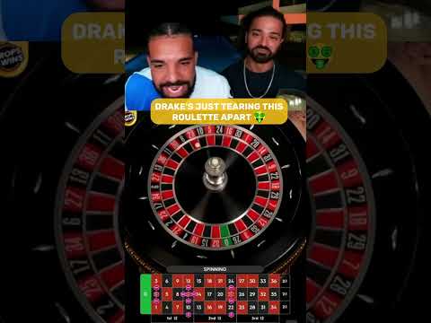 Drake’s Just Tearing this Roulette Apart! #drake #roulette #gambling #bigwin #biggestwin