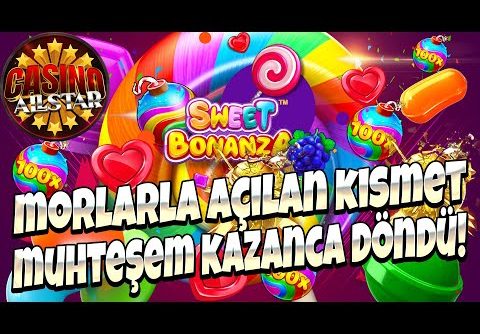 Sweet Bonanza | MORLARLA AÇILAN MUHTEŞEM KISMET | BIG WIN #sweetbonanzarekor #bigwin #slot