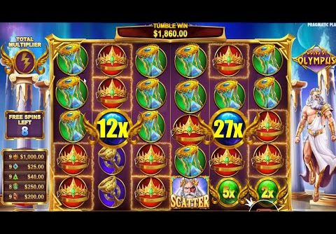 GATES OF OLYMPUS🔱INSANE TUMBLE WINS  – HIT CROWNS AND HOURGLASSES MANY TIMES WITH BIG MULTIPLIERS