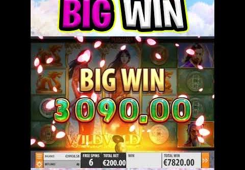 €200 MAX BET BONUS 🔥 SAKURA FORTUNE SLOT 😵 BACK TO BACK BIG WINS‼️ #shorts