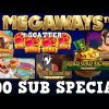 £200 Megaways Slot Bonus Hunt – 600 Subscriber Special – Dog House 4 Scatter Big Win