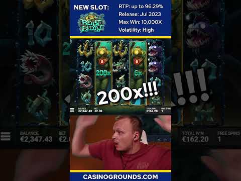 Big Win on New Slot: Beast Below