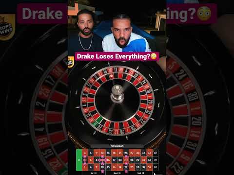 Drake Loses Everything On Roulette? #drake #roulette #bigwin #casino #shorts