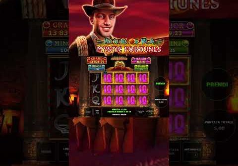 BIg Win con Book of RA Mystic Fortunes 🤠 #slotclubitalia #slot #casino #demogratis #short