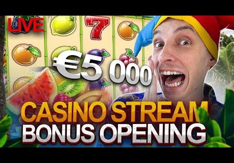 SLOTS LIVE 🔴 €5 000 Slots Bonus Opening – Casino Stream with mrBigspin