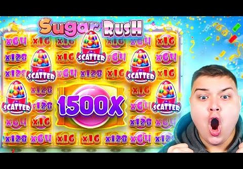 25 FREE SPINS BONUS PAID MASSIVE PROFIT On SUGAR RUSH!!.. (5 SCATTER RETRIGGER)