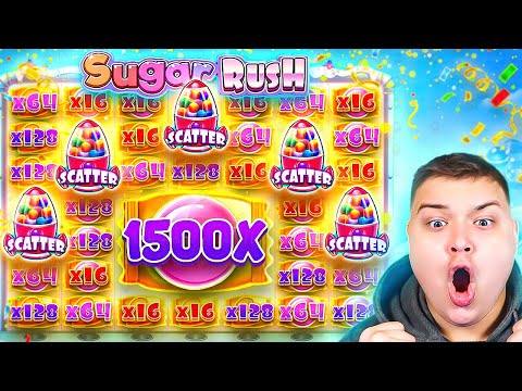 25 FREE SPINS BONUS PAID MASSIVE PROFIT On SUGAR RUSH!!.. (5 SCATTER RETRIGGER)