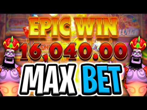 GENIE JACKPOTS SLOT 🤑 €200 MAX BET BONUS & EPIC BIG WINS‼️