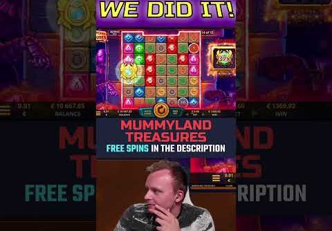 2900x Big Win on MUMMYLAND TREASURES Slot by Slotspinner