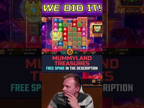 2900x Big Win on MUMMYLAND TREASURES Slot by Slotspinner