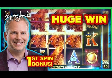 1st Spin Bonus → HUGE WIN! Golden Phoenix Slot – AWESOME SESSION!